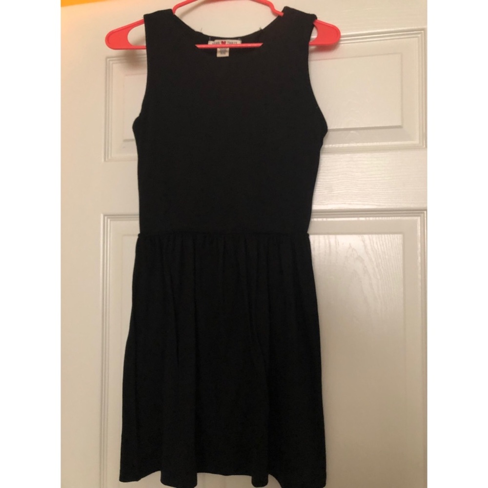 Black skater dress